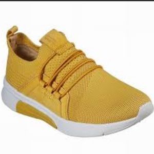 Women’s Lightweight Yellow Knit Slip-On Sneaker